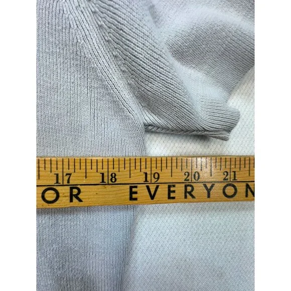 Vintage Tailor B. Moss Womens Knit Short Sleeve T-Shirt Sze L Gray Casual Summer - Picture 7 of 10